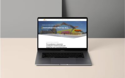 Diseño web y logo para empresa de demoliciones